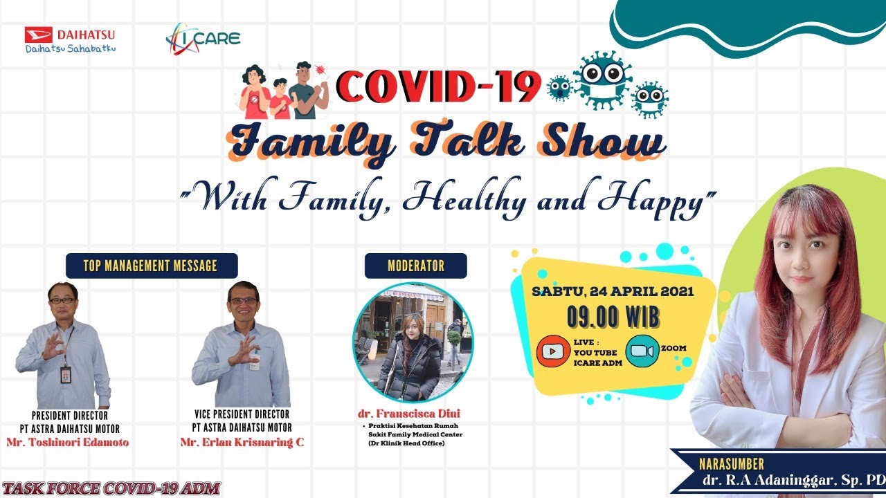 ADM COVID-19 FAMILY TALKSHOW 2021