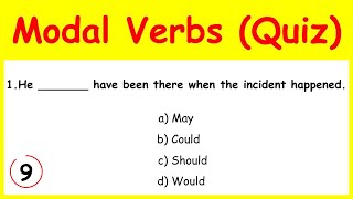 Modal Verbs Quiz | Can You Pass This English Grammar Test? (Try to guess the right answer)