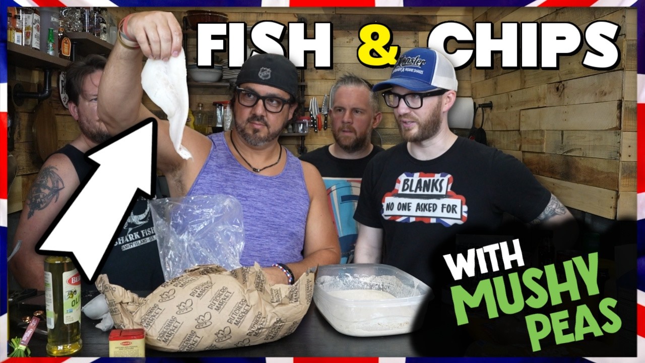 Americans Cook Homemade BRITISH Fish & Chips | Cod & Haddock