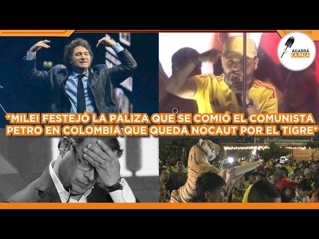 MILEI FESTEJÓ PALIZA QUE SE COMIÓ EL ZURDO PETRO EN COLOMBIA AL BORDE DEL NOCAUT "VIENTOS DE CAMBIO"