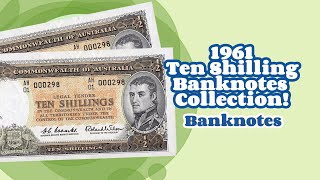 1961 Ten Shilling Banknotes + Going Through Some Banknotes from my Collection! (Banknotes)