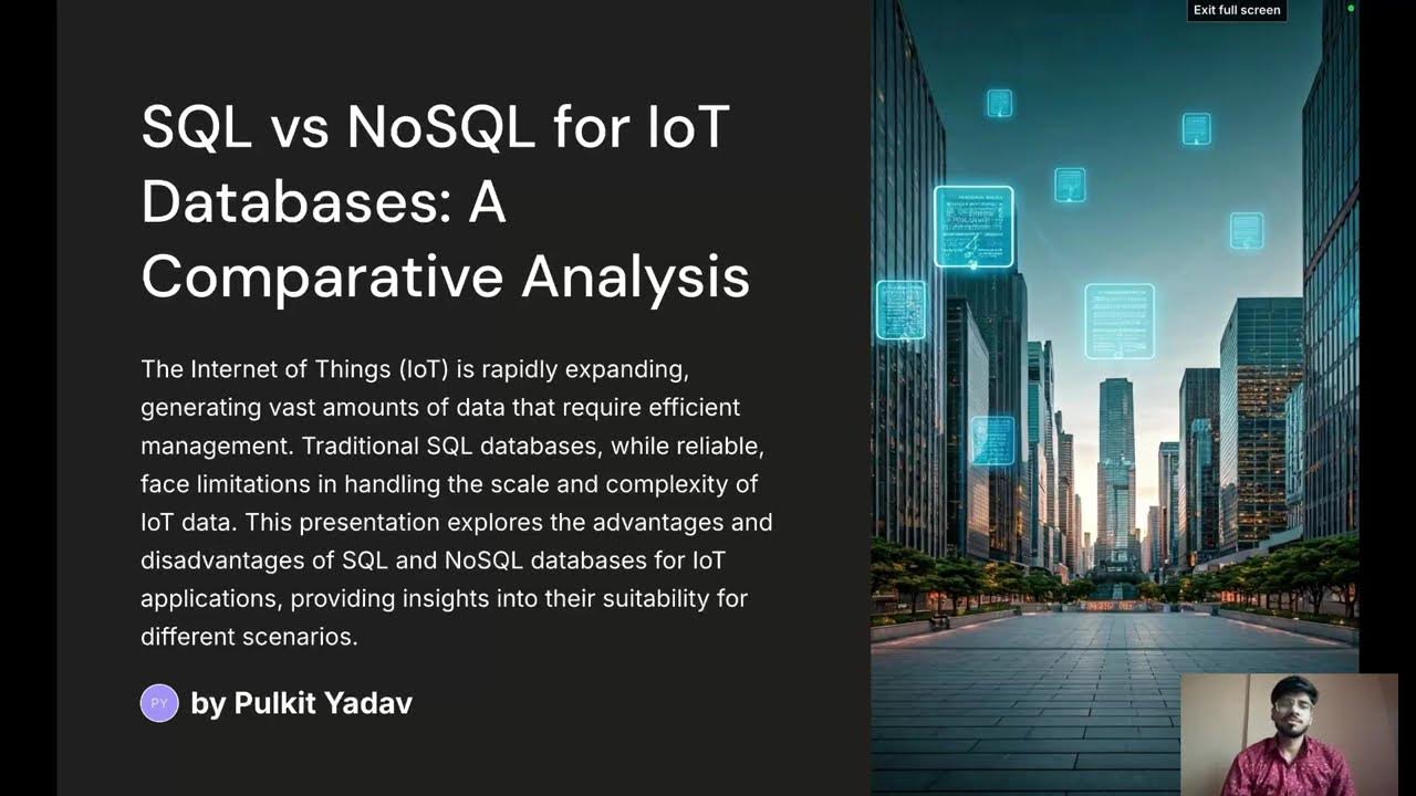 SQL vs NoSQL for IoT Databases: A Comparative Analysis - YouTube