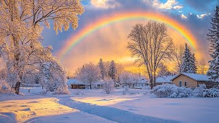 Beautiful Relaxing Music ❄️ Peaceful Winter Melodies for Deep Healing & Stress Relief❄️December Snow