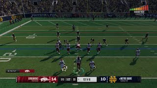 Arkansas at Notre Dame