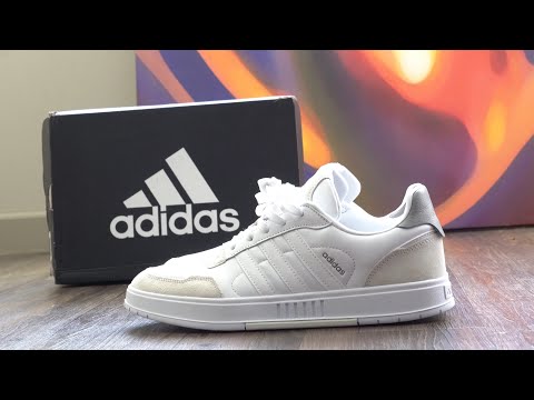 tênis couro adidas courtmaster