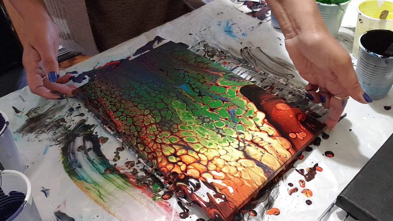 #5 Rainbow swipe on MDF Board