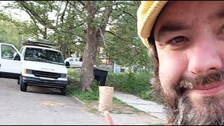 Moving my van into the yard leighton the e350