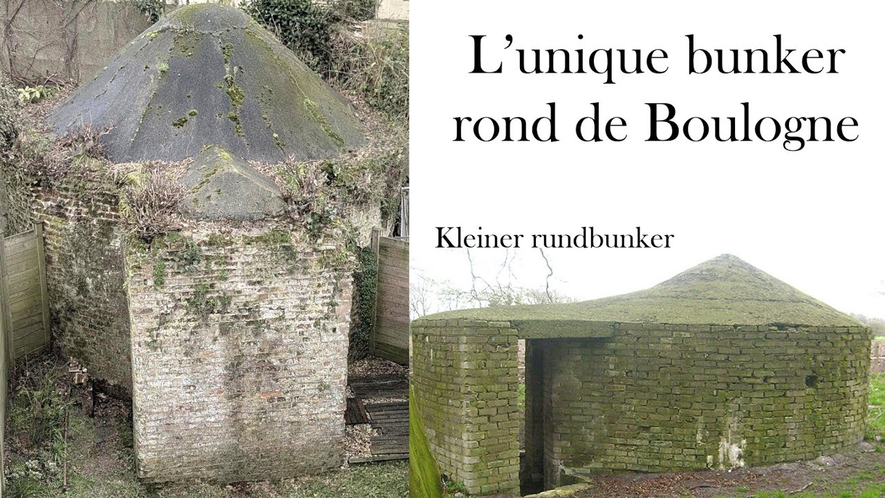 Découverte unique d’un bunker rond (luftschutz rundbunker)