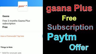 Gaana plus free subscription trick | how to get gaana plus for free✅