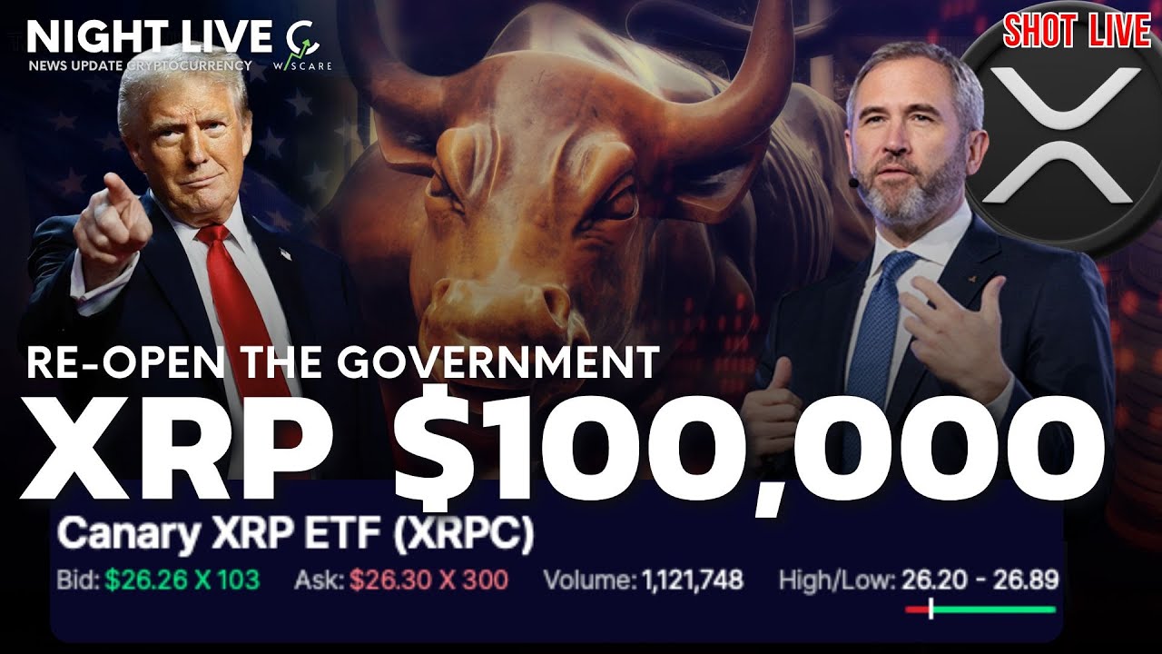 Shot News : Canary XRP ยอดพุ้ง $1,000,000 RE-Open GOV แต่แดงทั้งตลาด