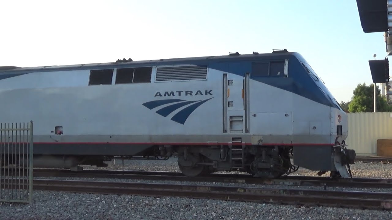 Southwest Chief Departing Fullerton; Horn Salute, Andross51 & Extreme Padre Fan Share The Platform
