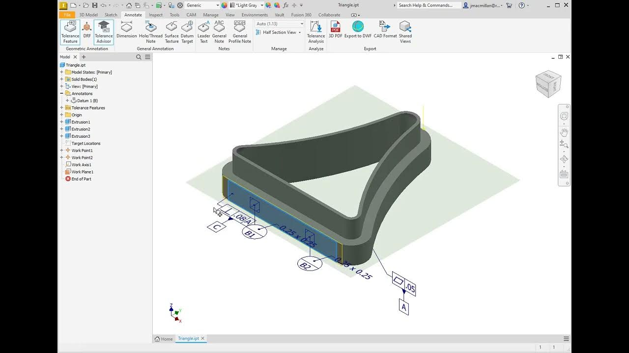 Datum Targets Now Available as Inventor for Model Based Definition