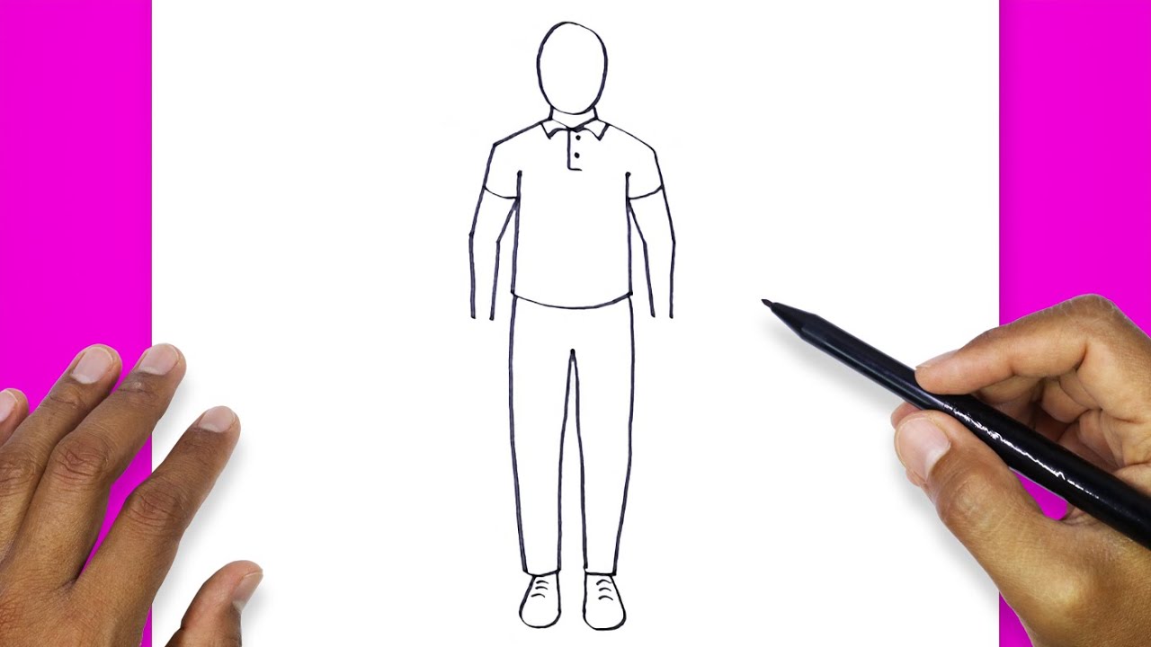 Cara Gambar Orang Yang Mudah | Cara Menggambar Yang Bagus