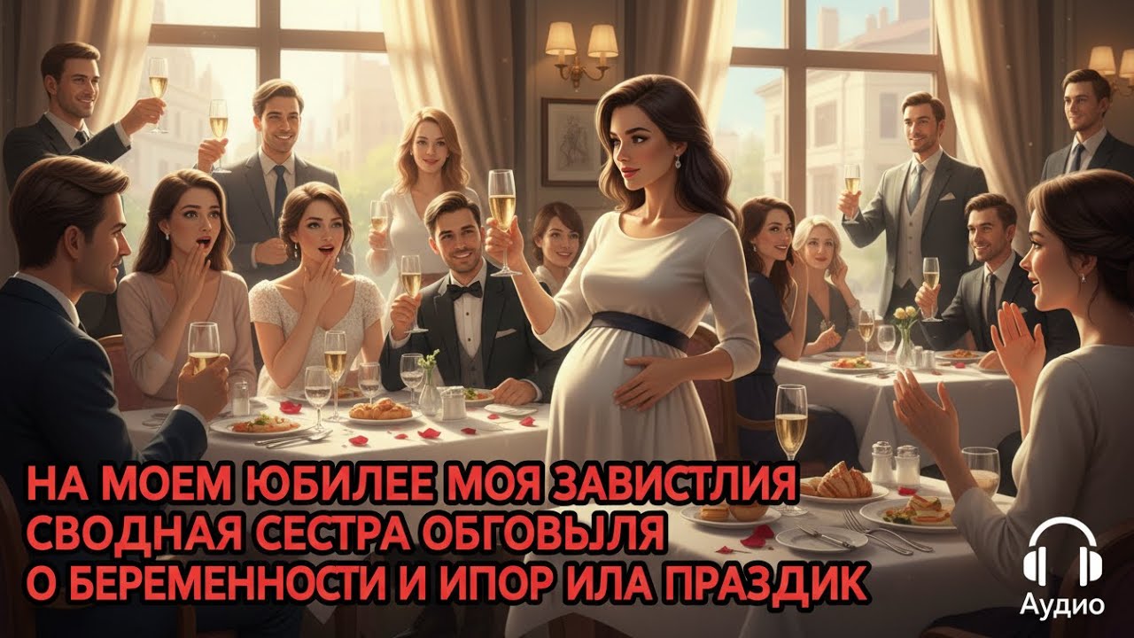 НА МОЁМ ЮБИЛЕЕ ЗАВИСТЛИВАЯ СВОДНАЯ СЕСТРА ОБЪЯВИЛА О БЕРЕМЕННОСТИ И РАЗРУШИЛА ПРАЗДНИК