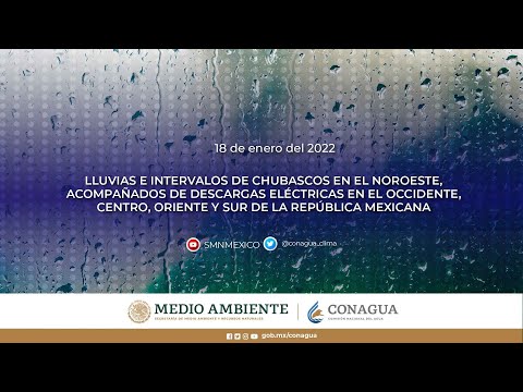 #Pronóstico Del Tiempo 18 Enero 2022