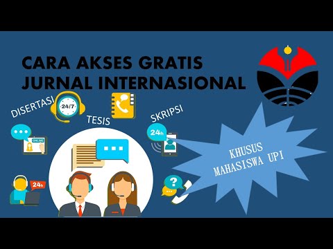 CARA AKSES REPOSITORY UPI DAN JURNAL INTERNASIONAL GRATIS UNTUK MAHASISWA UPI