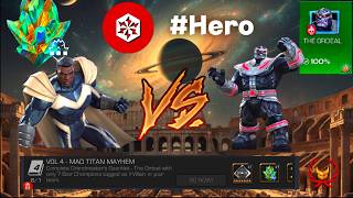 Blue Marvel Vs Nameless Thannos in Ordeal + Carinas Challenge #Hero Rewards! | MCOC