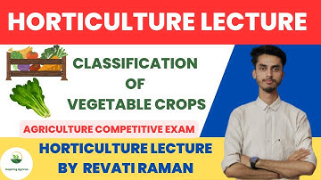 Classification of Vegetable crops / ICAR (CUET), ICAR - PG (JRF) Exam / Inspiring Agricon