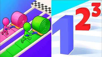 Spiral Race VS Number Master - Gameplay Walkthrough Android iOS
