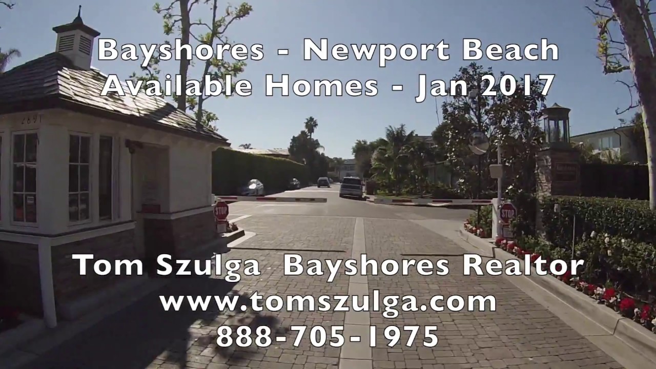 Bayshores Newport Beach Homes for Sale Jan 2017 YouTube