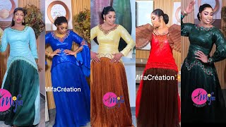 Préparation Gamou admirer ses Modèles de Robe sublime,très chic idéal pour tout occasion 