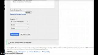 AdWords Keyword Planner - A Walk-Through screenshot 1