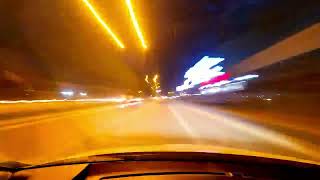Adult Swim Bump: Time Lapse of a Long Car Travel in a City at Night (FANMADE)