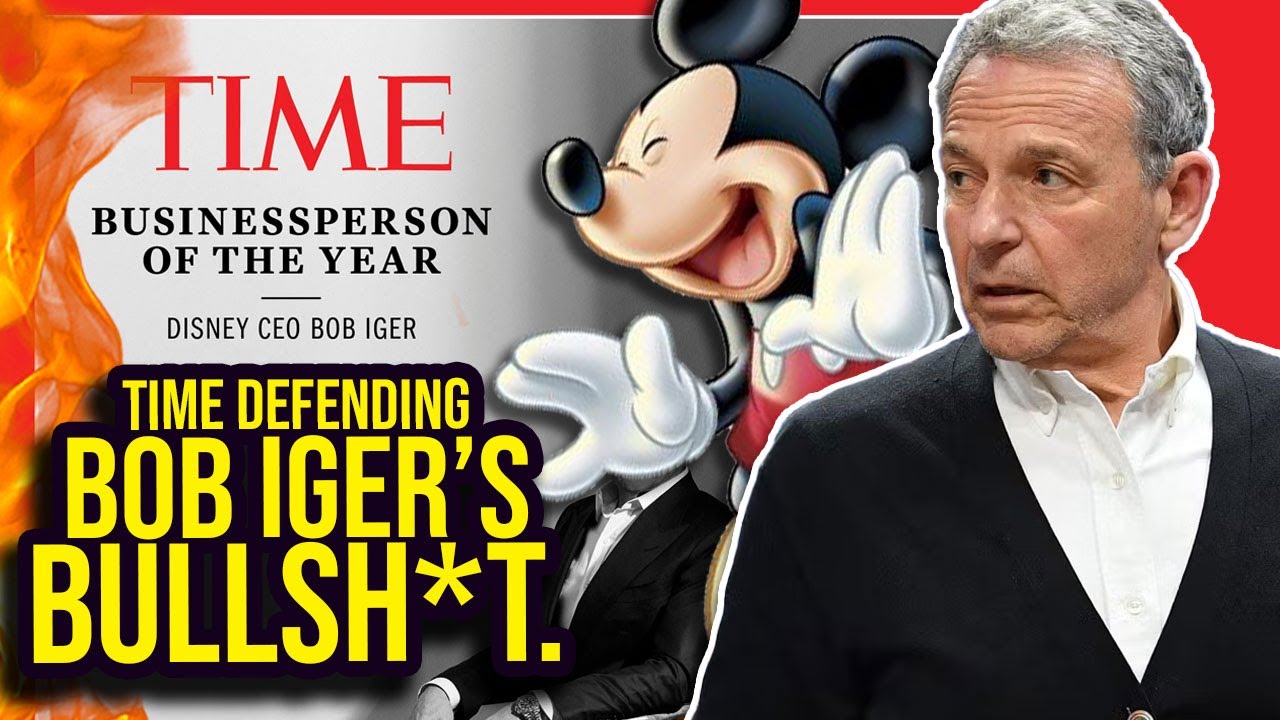 Bob Iger BULLSH*T! Disney CEO Defended AGAIN by Time Magazine?!