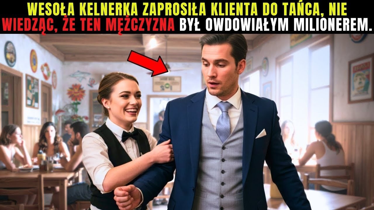 WESOŁA KELNERKA ZAPROSIŁA KLIENTA DO TAŃCA, NIE WIEDZĄC, ŻE BYŁ ON OWDOWIAŁYM MILIONEREM