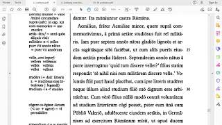 Lingua Latina, Cap. 33, Lec. 1 reading and translation
