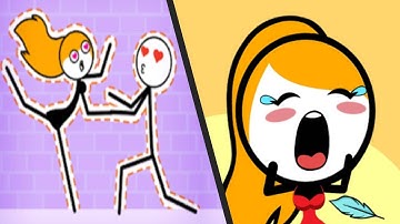 THROUGH THE WALL vs SAVE HER - New Levels Super UPDATE Satisfying Double Mobile Gameplay Android ios