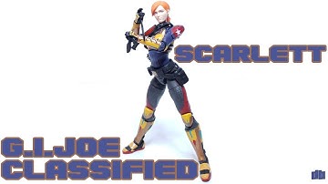 G.I. Joe Classified Series Wave 1 Scarlett Figure Review