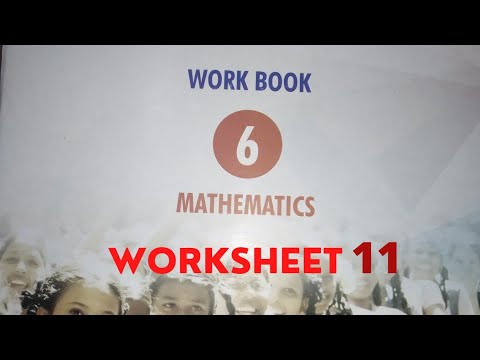 6th maths workbook answers worksheet 11gj studies youtube