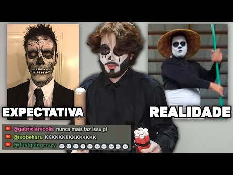 I did a Halloween makeup look live and they humiliated me (ft. rreze and legiti)