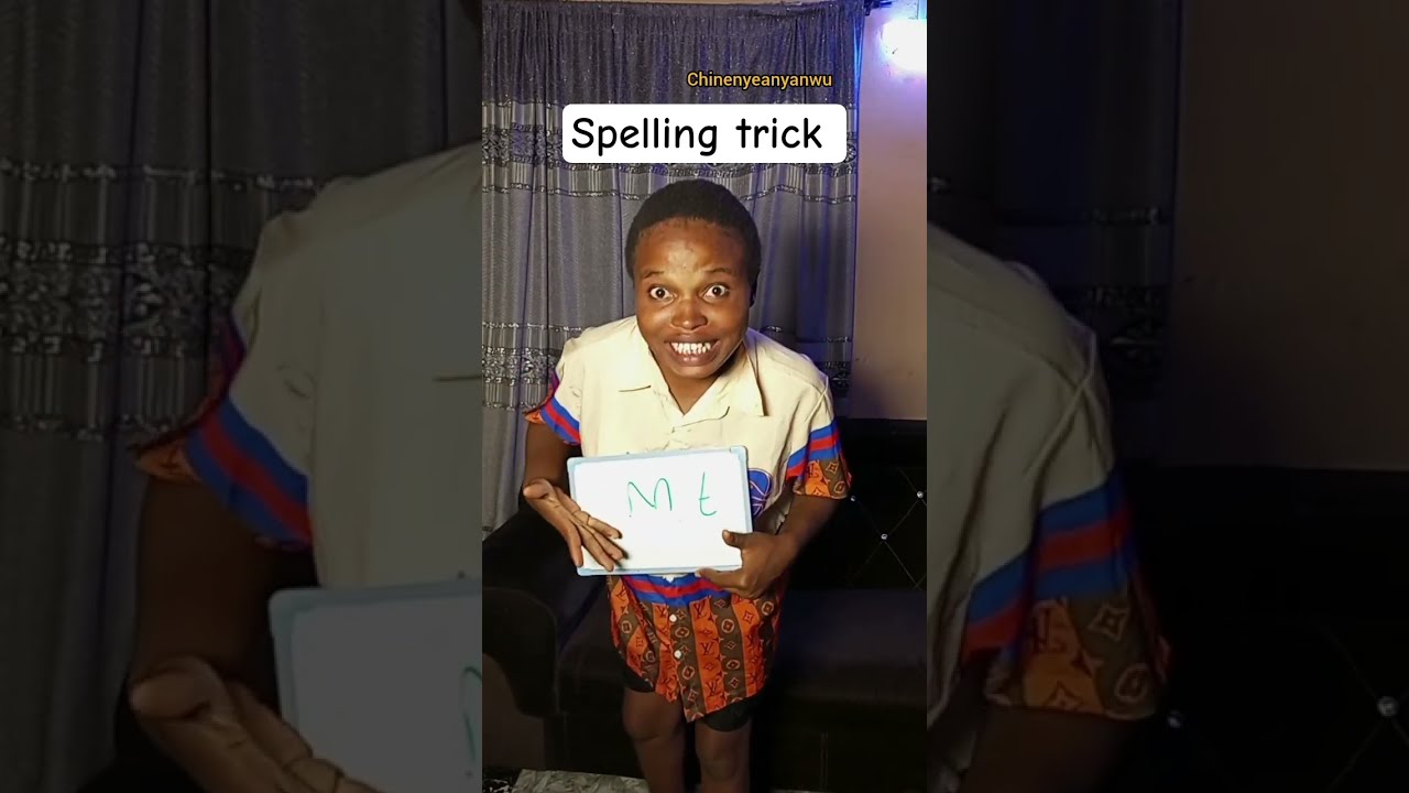 The CRAZIEST Spelling Trick Shorts Foryou Chinenyeanyanwu