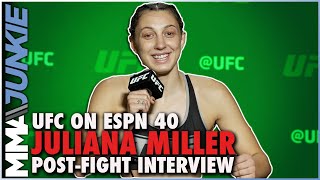 Juliana Miller Talks Taunt Of Brogan Walker After 'TUF 30' Title Win | UFC on ESPN 40