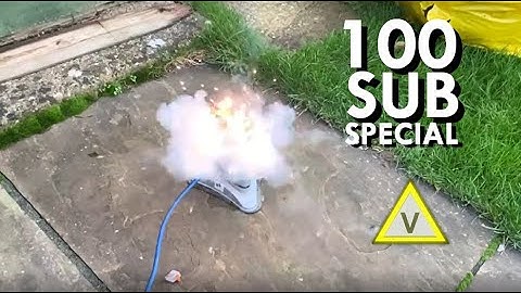 Blowing Up Capacitors On 240 Volts! (100 Sub Special)