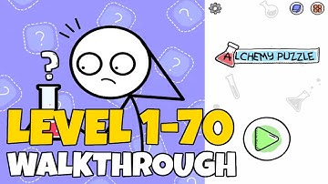 Alchemy Puzzle LEVEL 1-70 Walkthrough | WEEGOON