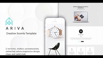 Ariva | Creative Responsive Parallax Joomla Template | Themeforest Website Templates and Themes