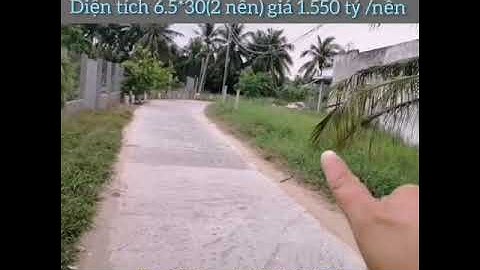 Bán đất thổ cư xã Phước Lợi huyện Bến Lức tỉnh LONG AN