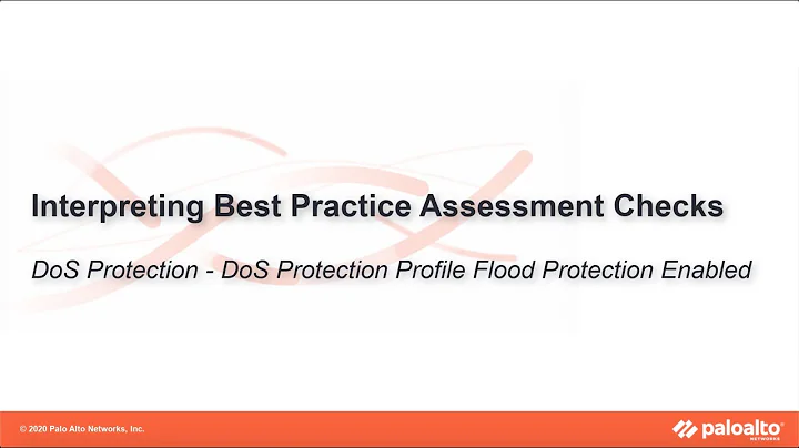 DoS Protection Flood Protection Enabled - Interpreting BPA Checks - Objects