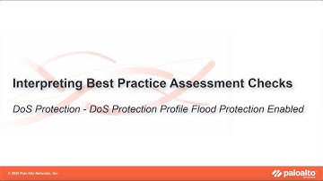 DoS Protection Flood Protection Enabled - Interpreting BPA Checks - Objects