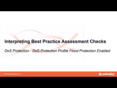 DoS Protection Flood Protection Enabled - Interpreting BPA Checks - Objects