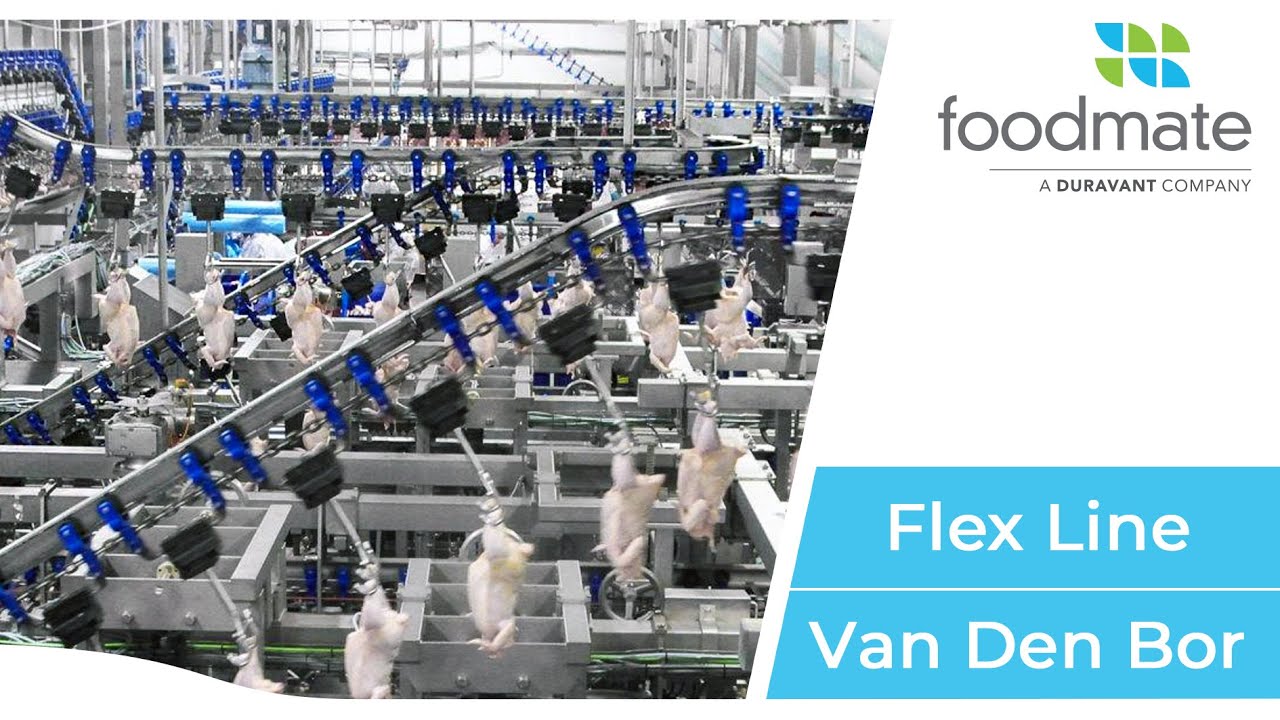 Flex cut-up line | Van Den Bor | Foodmate