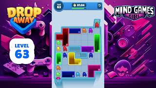 Drop Away level 63  gameplay walkthrough solution