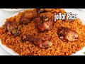 Classic nigerian jollof rice  riz gras recette du nigeria 