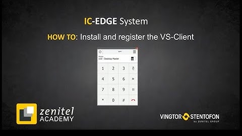 IC EDGE: How to set up the VS-Client