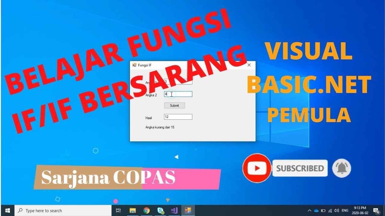 menggunakan-fungsi-if-di-vb-net-pembelajaran-2-youtube