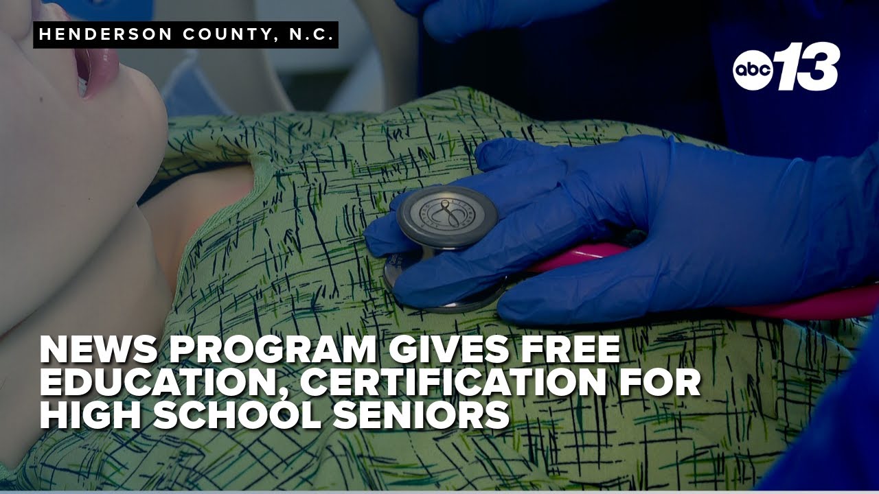 "Healthcare Fellows Program" gives free education, certification for high school seniors