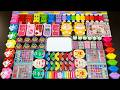 MIXING SLIME WITH CLAY VS MAKEUP VS GLITTER ! Mixing Random Things Into GLOSSY Slime #7280